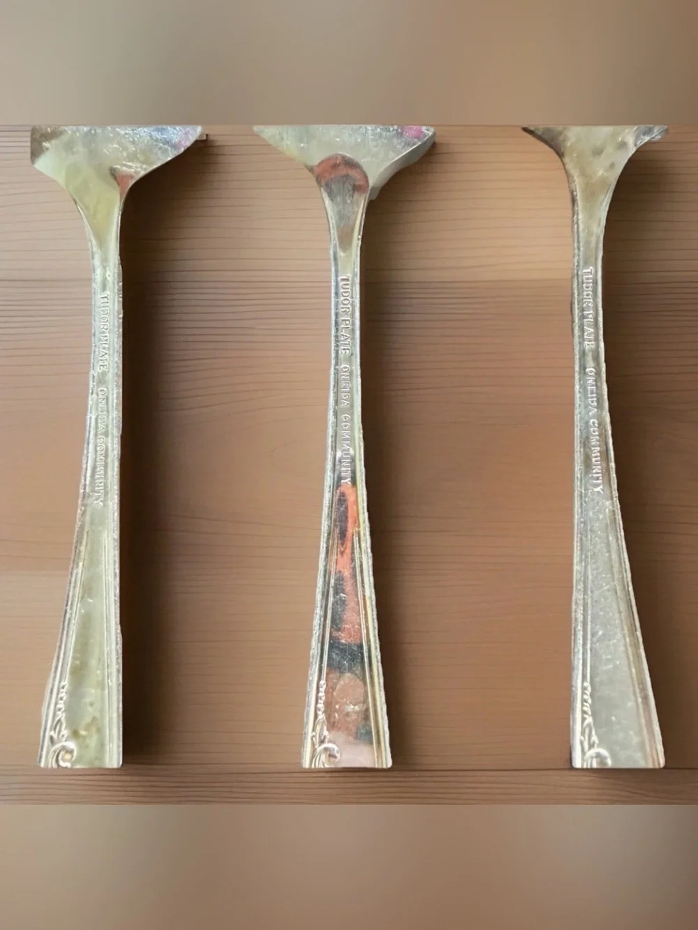 Oneida Vintage Set Of 7 Tudor‎ Plate Community Queen Bess II Teaspoons 6”